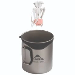 MSR Titan Cup 450ml -Msr 13847 msr titan titanium cup 450ml PR2 nesting revised