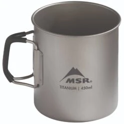 MSR Titan Cup 450ml -Msr 13847 msr titan titanium cup 450ml no lipsaver revised