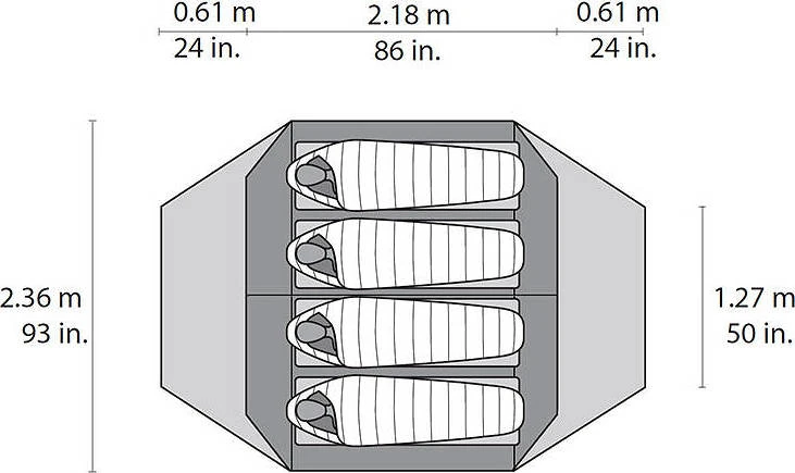 MSR Pappa Hubba NX Tent|-|Tente Pappa Hubba NX 7 MSR Pappa Hubba NX Tent|-|Tente Pappa Hubba NX - Image 7