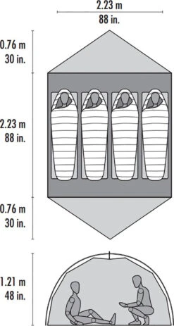 MSR Elixir 4 Tent - 4-person|-|Tente Elixir 4 - 4 Personnes -Msr MSR 05840 7E 7EDetail 20Red c7337a90 720e 4a9c a439 eacbda6ca6c4