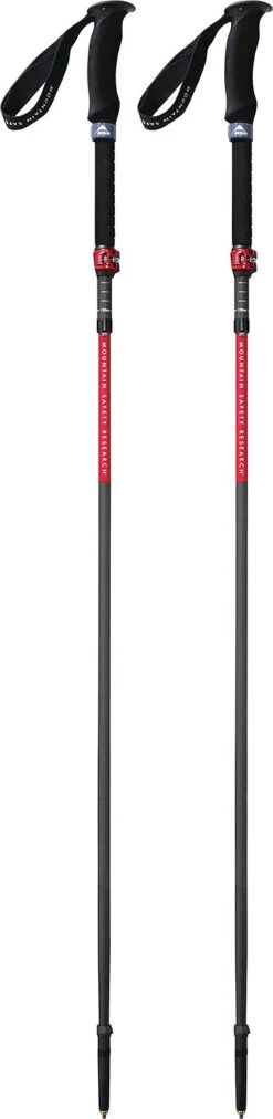 MSR DynaLock™ Ascent Carbon 140cm Poles|-|Bâtons DynaLock Ascent Carbon 140 Cm