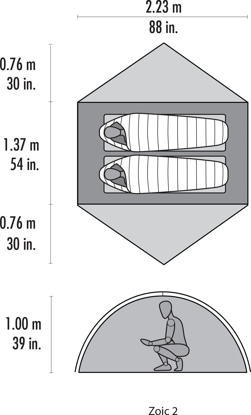 MSR Zoic 2 Tent|-|Tente Zoic 2 7 MSR Zoic 2 Tent|-|Tente Zoic 2 - Image 7