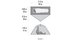 MSR Access 1 Tent 9 MSR Access 1 Tent -Msr opplanet msr access 3 tent orange 13118 av 4