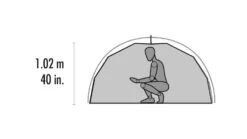 MSR Elixir 2 Tent - 2 Person, 3 Season -Msr opplanet msr elixir tent 2 person 3 season footprint included white red 10311 av 8