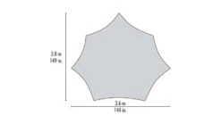 MSR Rendezvous Wing -Msr opplanet msr rendezvous wing 120 sq ft 4 person amber 10825 usage 1